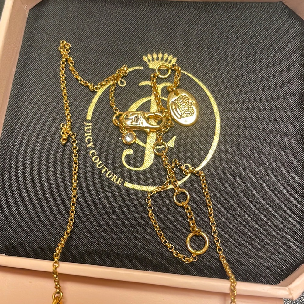 Juicy Couture Gold-Tone Watermelon Charm Necklace 🍉 - Picture 4 of 8